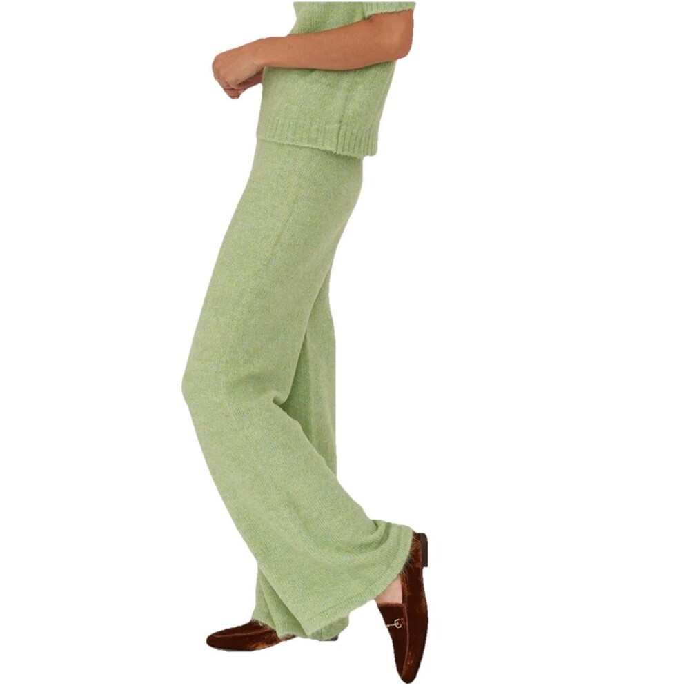 Anthropologie Callahan pant women small Riley viral cozy chic Matcha trendy NWT